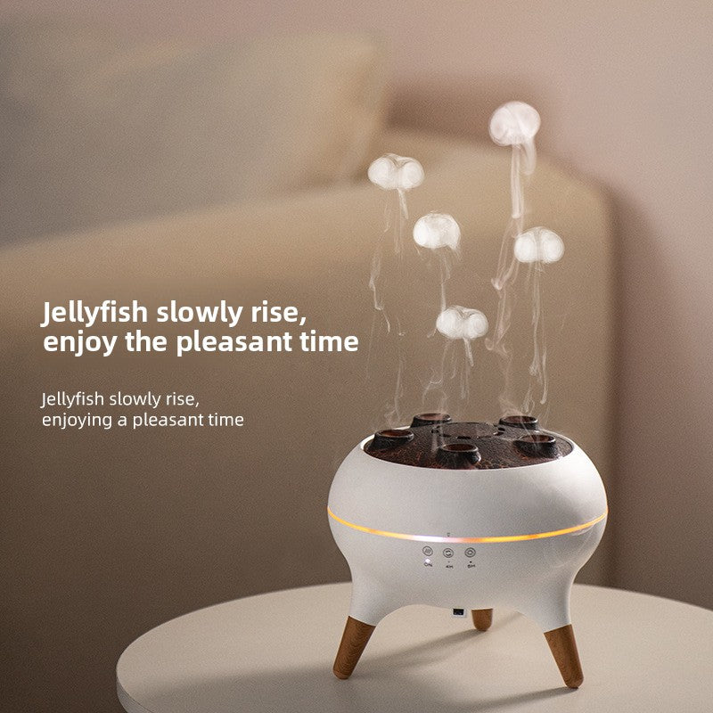 Jellyfish Ultrasonic Humidifier with Remote Control and Colorful Light