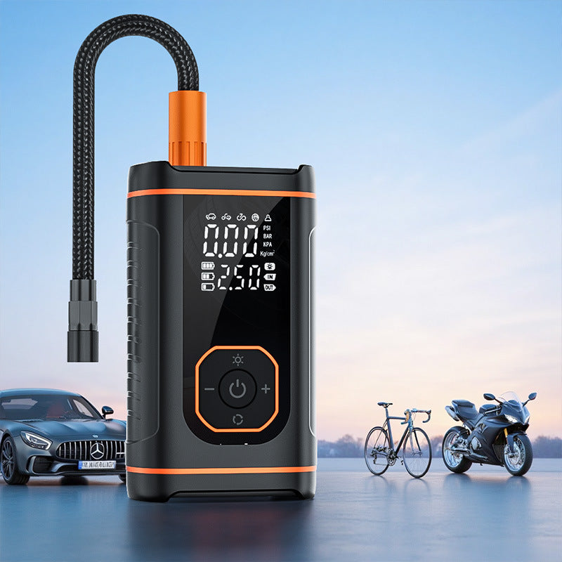 Portable Wireless Car Tire Inflator with Digital Pressure Gauge