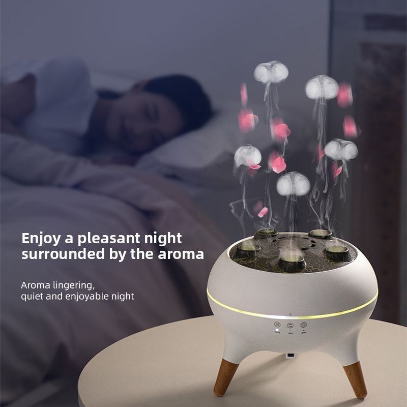Jellyfish Ultrasonic Humidifier with Remote Control and Colorful Light